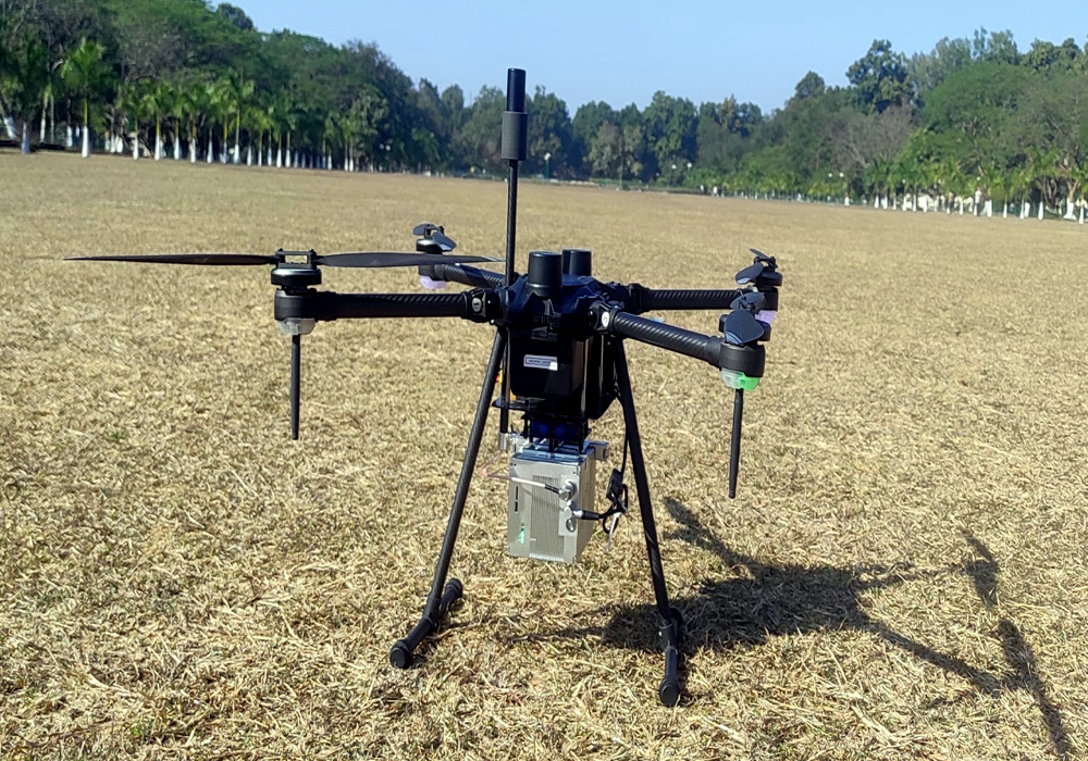 Drone With LiDar Sensor